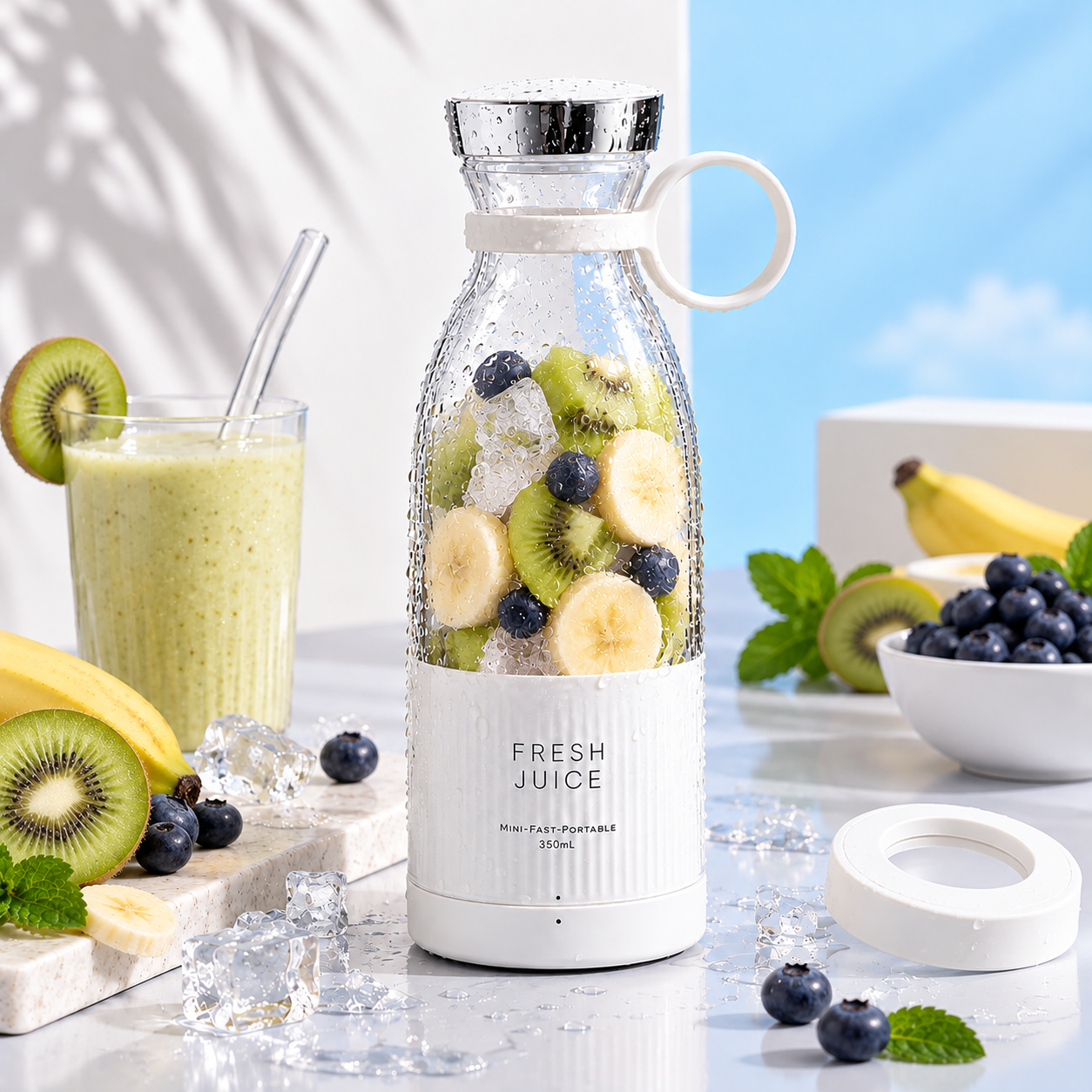 Blender portable FRESHJUICE™ 350 ml — coloris Perle