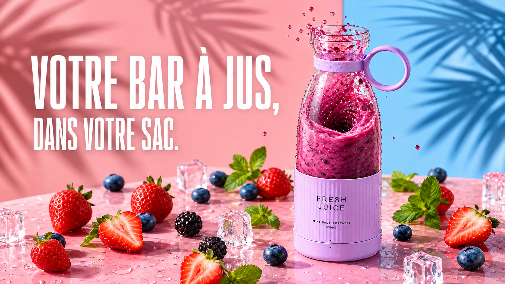 Achetez maintenant votre blender FRESHJUICE™ et recevez l’e-book offert
