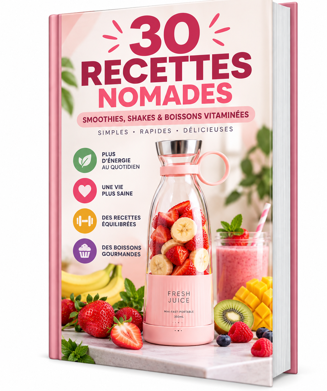 Couverture de l'e-book 30 recettes nomades